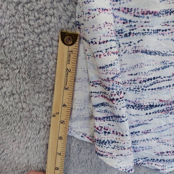 Pure Jill J Jill Asymmetric Tunic Top XL Cotton Modal Shirt Half Sleeve - Picture 12 of 12